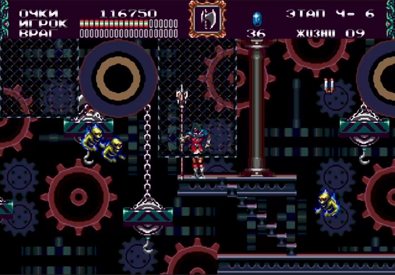 Castlevania Bloodlines - геймплей игры Sega Mega Drive\Genesis